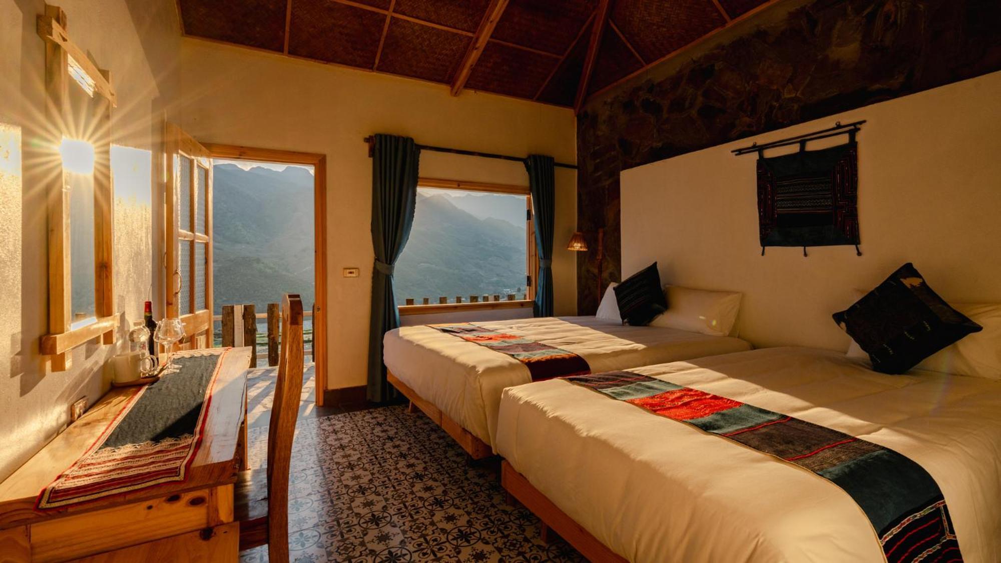 Muong Hoa Eco Villa Шапа Экстерьер фото